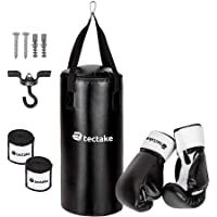 Los mejores  - TecTake Saco de Boxeo con Boxing Guantes + Vendas + Gancho del Techo Entrenamiento Fitness
